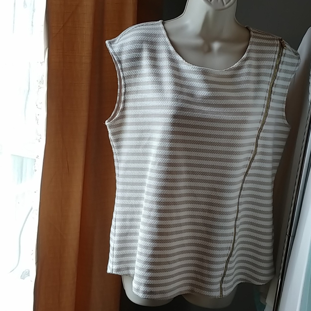Calvin Klein stripes with zipper detail